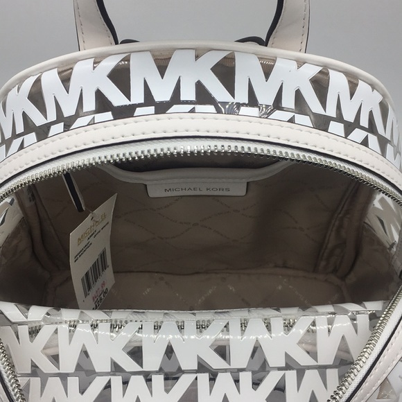 MICHAEL KORS ABBEY MD BACKPACK OPTIC WHITE - Picture 7 of 8